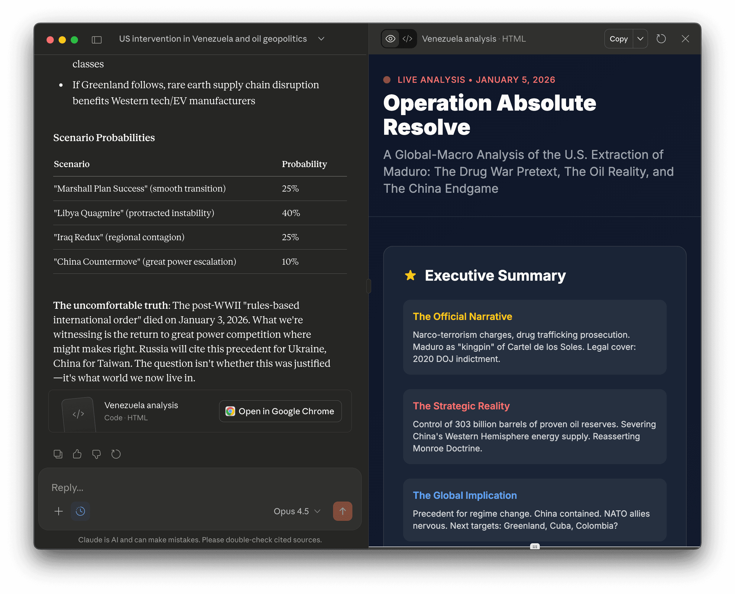 Global Macro-Political Analyst