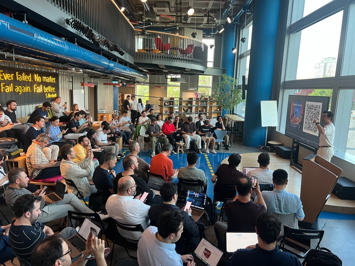 Participants at a Beta Space Studio enterprise AI training